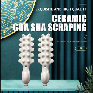 Bâton de massage Gua Sha multifonctionnel en céramique blanche pour le corps, outil de raclage <span class=keywords><strong>personnalisé</strong></span> pour huiles essentielles - Product Image 6