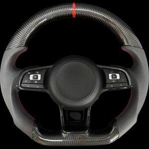 <span class=keywords><strong>Volante</strong></span> de fibra de carbono de alta calidad adecuado para Volkswagens Polo GTI Scirocco GTS GTE GLI r-line <span class=keywords><strong>Golf</strong></span> 6 Mk4 Mk5 Mk7 <span class=keywords><strong>GTD</strong></span> CC - Product Image 1