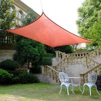 Voile d'ombrage rectangulaire grande taille en polyester imperméable pour gazebo extérieur, couleurs personnalisées, robuste, 10'x13' avec accessoires
