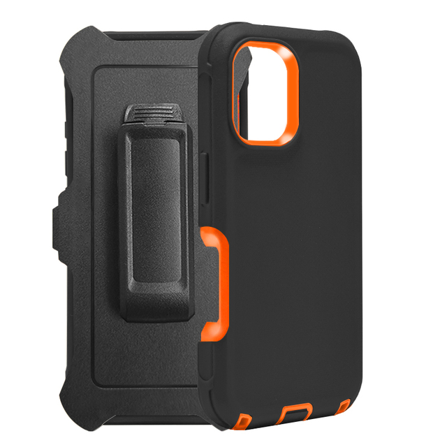 3 in 1 Hard Rugged Case With Belt Clip for iPhone 17 16 15 13 14 Pro Max Defender 3 Layer Phone case
