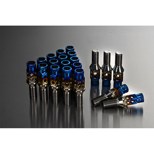 Écrous de roue en alliage de titane <span class=keywords><strong>antivol</strong></span> bleu brûlé pour voitures de course <span class=keywords><strong>Mercedes</strong></span> - Léger Haute résistance Design sportif - Product Image 6