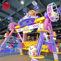 Limeiqi 10 personnes intérieur et extérieur enfants chaise adulte balançoire intérieure balançoire parc amusant fête foraine manèges balançoire chaise volante