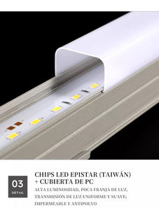 Lámpara para Sala de Conferencias CRI90 10W Máx. Regulable, Personalización de Fábrica HK, OEM y ODM, Elegante, Multicolor - Product Image 4