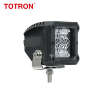 Lumière de travail LED super brillante carrée pour tout-terrain, accessoire de voiture, 3 pouces, 40W