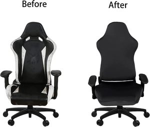 Funda Elástica de Licra para Silla de Oficina, Protector de <span class=keywords><strong>Gamer</strong></span> para Silla de Ordenador - Product Image 6