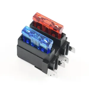 30A 80A Multi way plug-in ST-Blade Water-Resistant 4 Circuit ANS Fuse Holder
