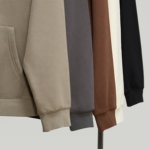 เสื้อแจ็คเก็ตผ้าฝ้ายมีฮู้ดสำหรับผู้ชายเสื้อมีฮู้ดผ้าฟลีซหนาปักลายแนวสตรีทเสื้อมีซิป - Product Image 3