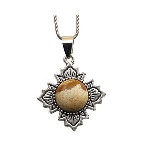 שרשרת תליון פנינה קלאסית פנינה טבעית עם בסיס סגסוגת כסף דשא 4 עלה עם בסיס סגסוגת כסף דשא של ארבעה עלה עם יום ולנטיין של נחש - Product Image 6