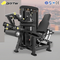 Machine à flexions de cuisses assises BRTW, équipement de musculation en acier à charge par poulie pour salle de sport