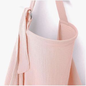 Fular de lactancia multifuncional de algodón muselina, <span class=keywords><strong>delantal</strong></span> de privacidad para amamantar, chal para alimentación de mamá y bebé, ¡el más vendido! - Product Image 5