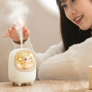 Không dây tạo độ ẩm không khí xách tay 200ml USB khuếch tán dễ thương phim hoạt hình siêu âm Mist Maker Fogger cho phòng ngủ nhà với ánh sáng ban đêm - Product Image 4