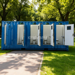 Toilettes Extérieures de Luxe 2025 en Conteneur, Remorque Durable en Fibre de Verre et Acier pour Usage Domestique avec Panneau Sandwich - Product Image 3