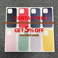 1:1 Original Pop up Animation Silicone liquide coques de téléphone pour iPhone 14 15 Pro Max 12 13 16 Pro étui magnétique