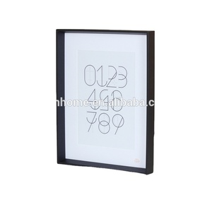 Jinn Home Brand Wooden Poster <strong>Picture</strong> <strong>Frame</strong> Black Color A4-A3-30*40-50*50-50*70-70*100 Shadow Box Art Photo Display 8x10 <strong>6x8</strong> - Product Image 2