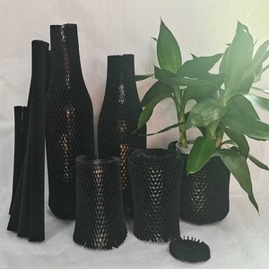 Venta al por mayor caliente personalizable panal negro Funda de papel Kraft fácil degradable amortiguador de llenado para botellas de vino - Product Image 3