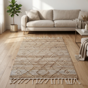 Tapis en jute tissé à la main, style kilim, pour chambre, salon, décoration intérieure, fabriqué en Inde, vente en gros - Product Image 2