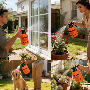 2L Garden Pump Pressure Small Lightweight <b>Plastic</b> <b>Spray</b> <b>Bottle</b> Water Hand Sprayer for Garden - Product Image 6