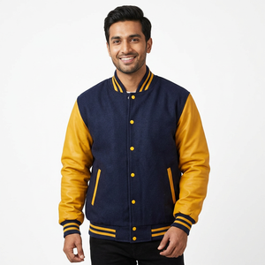 Nueva Chaqueta Varsity 2026 de Calidad Única con Logotipo Personalizado y Bordado, Chaqueta Universitaria de Béisbol para Hombre - Product Image 1