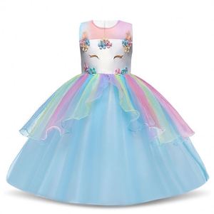 Hot Sale Girls Dress Elegant New Year Princess Children Banquet Wedding Girl Birthday Dress Skirt - Product Image 3