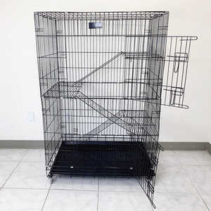 Cages à chat d'extérieur en treillis métallique pour la reproduction des chats avec roues - Product Image 4