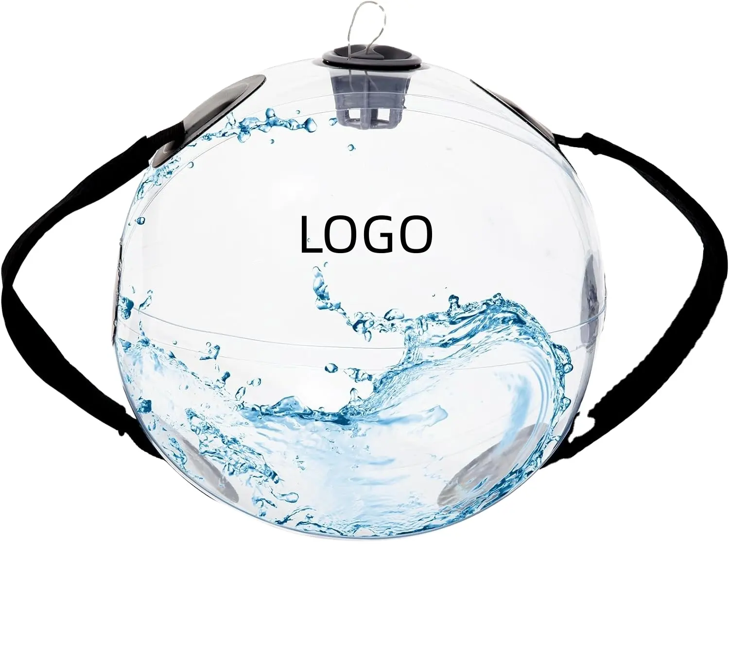 Sac d'alimentation de fitness à faible quantité minimale de commande Sac d'alimentation d'entraînement réglable avec poids d'eau PVC Fitness Aqua Ball