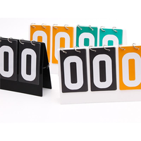 Tableau de score portable à 4 chiffres en PVC imperméable pour divers jeux Volleyball Football Compétition Tableau de score