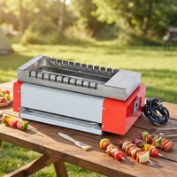 Pemanggang Barbekyu Otomatis Berputar Portabel RKMF-MiniSK-011 Pemanggang Barbekyu Listrik Dijual