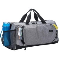 Sac de sport en polyester avec fermeture éclair, séparation humide/sec, grande capacité, pour voyage, randonnée, avec compartiment à chaussures, portable