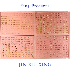 JXX Venta al por Mayor Anillos de Circonio Chapados en Oro de 24K, Joyería Hermosa para Mujer, Anillos de Boda de Diamantes de Oro - Product Image 4