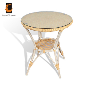 Fabricante de China contra <span class=keywords><strong>la</strong></span> decoloración de mimbre de Mesas Para <span class=keywords><strong>restaurante</strong></span> de comida rápida Mesa <span class=keywords><strong>Redonda</strong></span> de comedor - Product Image 2