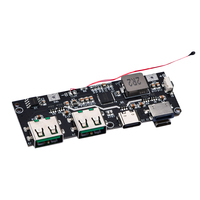 RNSbot 22.5W Power Bank 5 ports bidirectionnel charge rapide Module Mobile Circuit imprimé bricolage carte mère nidification matériel QC4 + PD3.0
