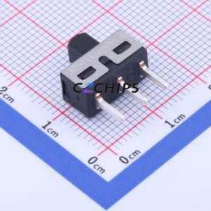K3-1391D-5MM Slide Switch Through hole Component (THT) Switch Single Pole Double Throw Rectangle Pin Header PC Pin 13.3mm - Product Image 1