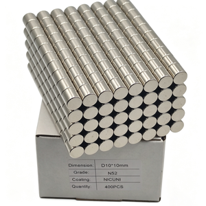 Imán Redondo D10x10mm, Imán de Neodimio N52, Cilindro Pequeño de Tierras Raras, Imán Permanente Fuerte para Manualidades - Product Image 1