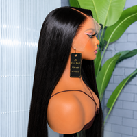 Perruques Lace Front en Cheveux Humains Vierges Double Drawn 13x4, Bob Ultra-Lisse, Dentelle Transparente, Cheveux Chinois Vierges de Qualité Mink