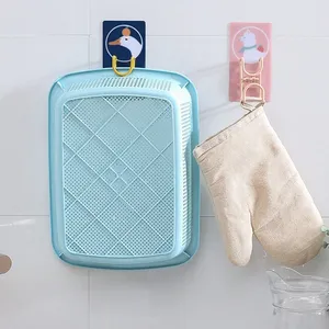 1pc random cartoon bathroom stainless steel <b>bracket</b> self-adhesive sink rack kitchen accessories storage organizer small tool - Product Image 4