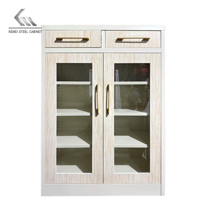 Armoire de rangement de <span class=keywords><strong>chaussures</strong></span> en acier avec étagère amovible et <span class=keywords><strong>portes</strong></span> en verre - Product Image 6