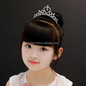 Bellworld all'ingrosso accessori per feste di compleanno per bambini corona fascia per capelli cerchio principessa per bambini tiara corona fascia per capelli per bambini - Product Image 2