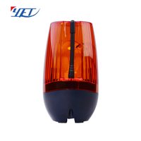 Luz de Alarma Estroboscópica de Seguridad YET614 DC12V/DC24V/AC220V de Alto Rendimiento con Sirena LED Roja