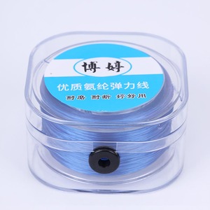 Haute qualité plat soie <span class=keywords><strong>ligne</strong></span> extensible cristal perlé 0.8mm haute <span class=keywords><strong>ligne</strong></span> extensible à la main bricolage Bracelet collier bijoux corde - Product Image 6