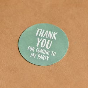 Etiqueta adhesiva redonda personalizada con impresión de agradecimiento para decoración de productos de regalo - Product Image 1