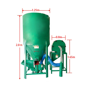 Nhỏ gọn thép homestead xử lý thức ăn 500-2000 kg/giờ xay & mix Combo cho gà/vịt/dê mới <span class=keywords><strong>DIY</strong></span> tươi thức ăn giải pháp - Product Image 5