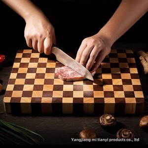 キッチンチョッピングブロックカスタマイズ無垢材オークカッティングボード卸売メーカーの製品 - Product Image 2