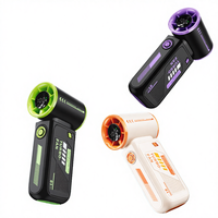 Kipas Pendingin Mini Pribadi 2-in-1 OEM ODM Ringkas Ringan Tanpa Baling-Baling, Dapat Diisi Ulang, untuk Meja dan Genggam, 3600mAh, untuk Rumah Tangga dan RV