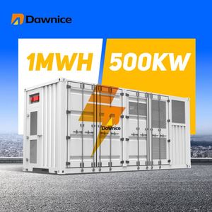 Dawnice Oem BESS Conteneur de stockage de batterie au lithium 100Kwh 200Kwh 500Kw 1MW Système de stockage d'énergie solaire pour usage industriel - Product Image 1