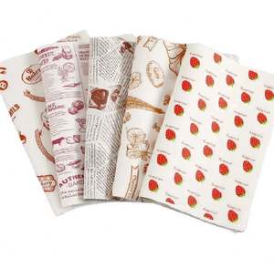 Papel Encerado Antigrasa con Recubrimiento de PE para Envolver Hamburguesas, Papel Encerado de Grado Alimenticio para Envasado de Comida Rápida - Product Image 5