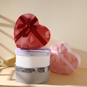 Personalized <b>heart</b>-<b>shaped</b> logo gift <b>box</b>, made of customized paper cardboard, can be customized according to needs - Product Image 2