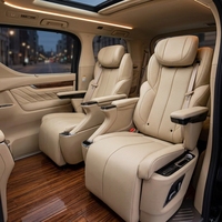Asiento de Cuero Ajustable Hipoint C41 para Vehículos Comerciales VIP, con Masaje y Calefacción, Tamaño Personalizado para Reequipamiento de Vehículos Comerciales