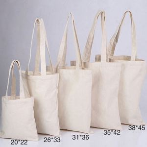 Sac fourre-tout en toile de coton réutilisable, grand format, vierge, pas cher, pour publicité, avec logo personnalisé imprimé, 2 poignées, vente en gros - Product Image 2