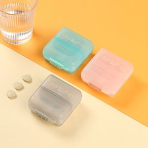 6 Grid Pill Organizer Portable Medicine Storage Box <b>for</b> Daily Use <b>Tablet</b> Storage <b>Containers</b> - Product Image 2
