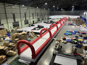 Cheap Price Custom Commercial Kids <strong>Inflatable</strong> Water <strong>Slides</strong> Backyard Cheap <strong>50m</strong> <strong>Inflatable</strong> <strong>slip</strong> <strong>and</strong> <strong>Slide</strong> with Pool - Product Image 2